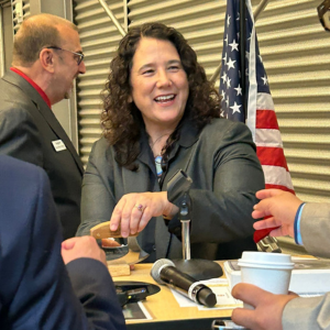 SBA Administrator Isabella Casillas Guzman at Alaska Veterans Business Outreach Center Opening