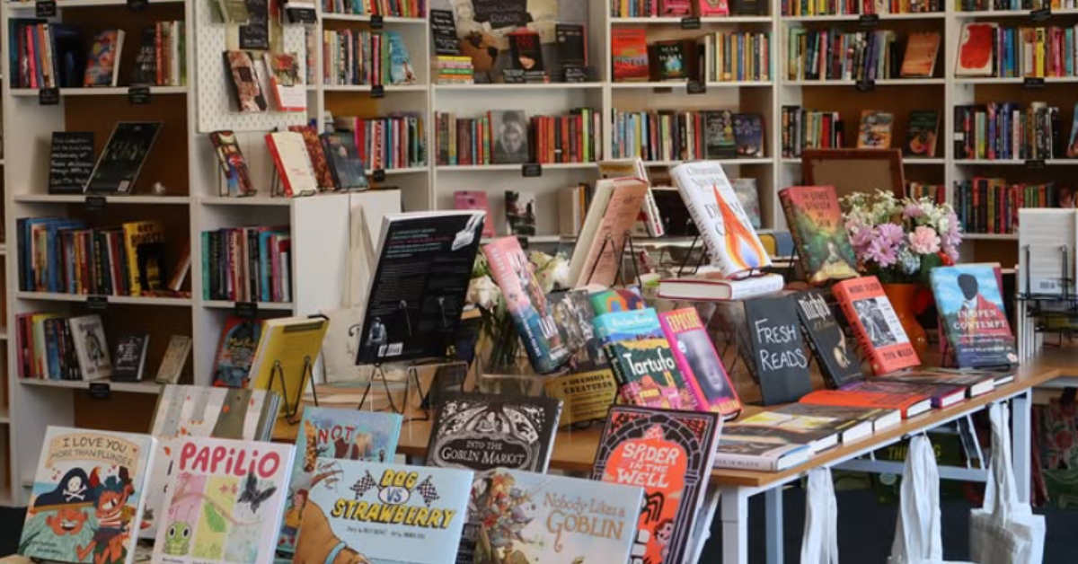 Nook & Cranny Bookstore Interior
